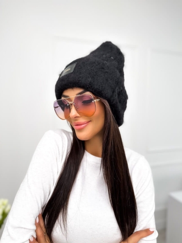 Czarna Czapka 10875-334-C