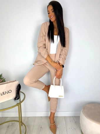 Cappuccino Komplet Marynarka + Spodnie 11421-223-L