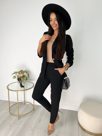 Czarny Klasyczny Komplet 11647-92-C