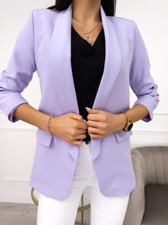 Wrzosowa Klasyczna Marynarka 11460-127-N