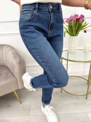 Niebieskie Spodnie 13648-37-A