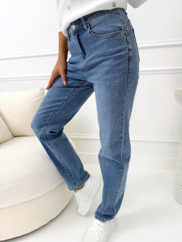 Jeansowe Spodnie Damskie  14642-114-Q
