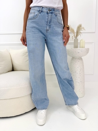 Błękitne Barrel Jeans 14726-155-B