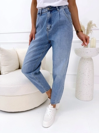 Jasnoniebieskie Spodnie 13437-215-F