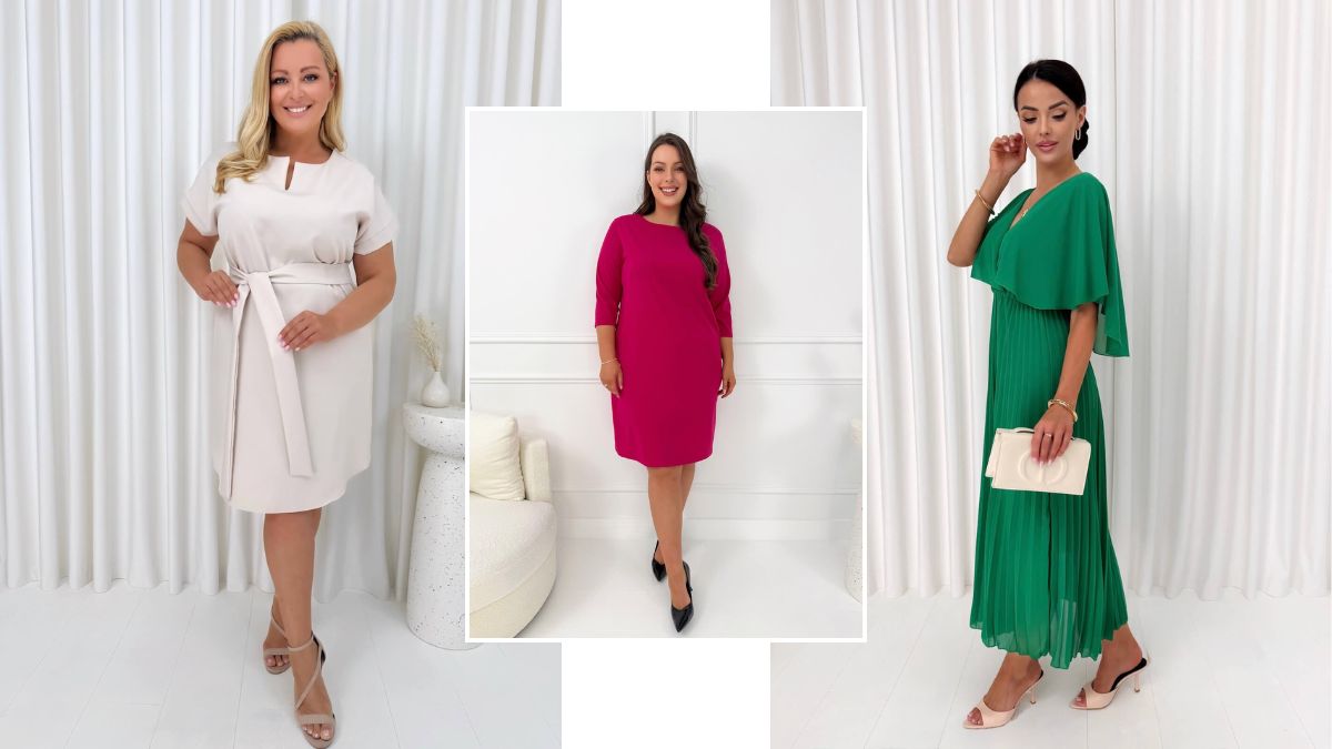 Stylizacje na wesele plus size - jaki krój sukienki wybrać?